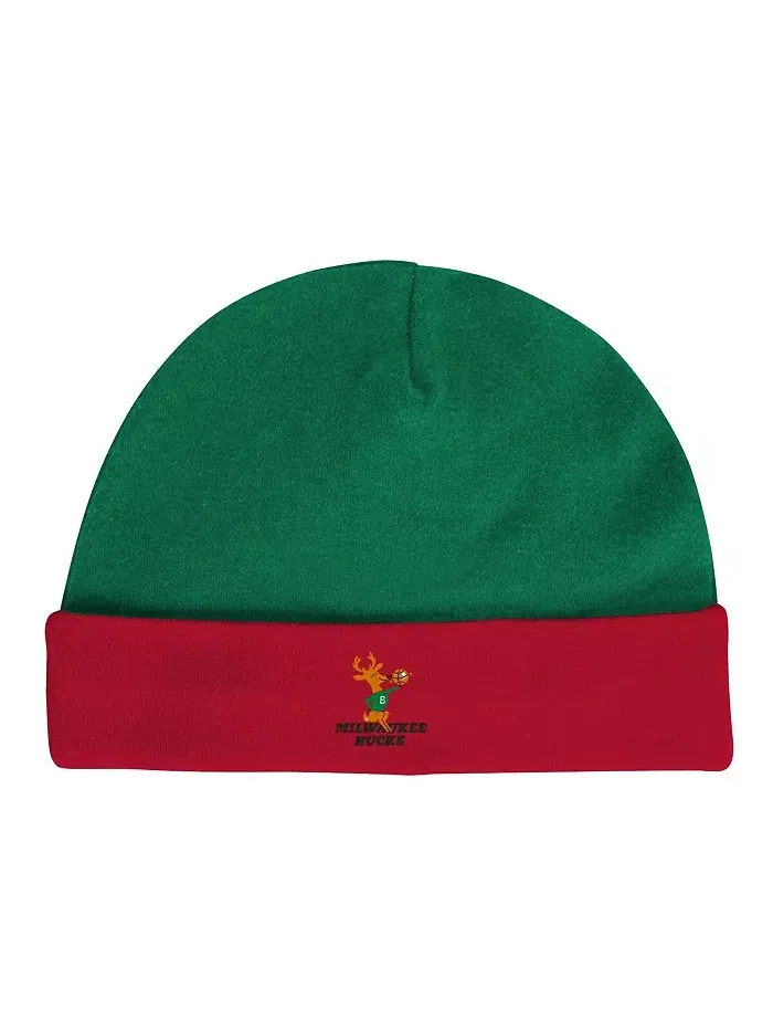 Комплект для младенцев (мальчиков и девочек) Milwaukee Bucks Hardwood Classics: боди и вязаная — изображение 3 из 4, красный