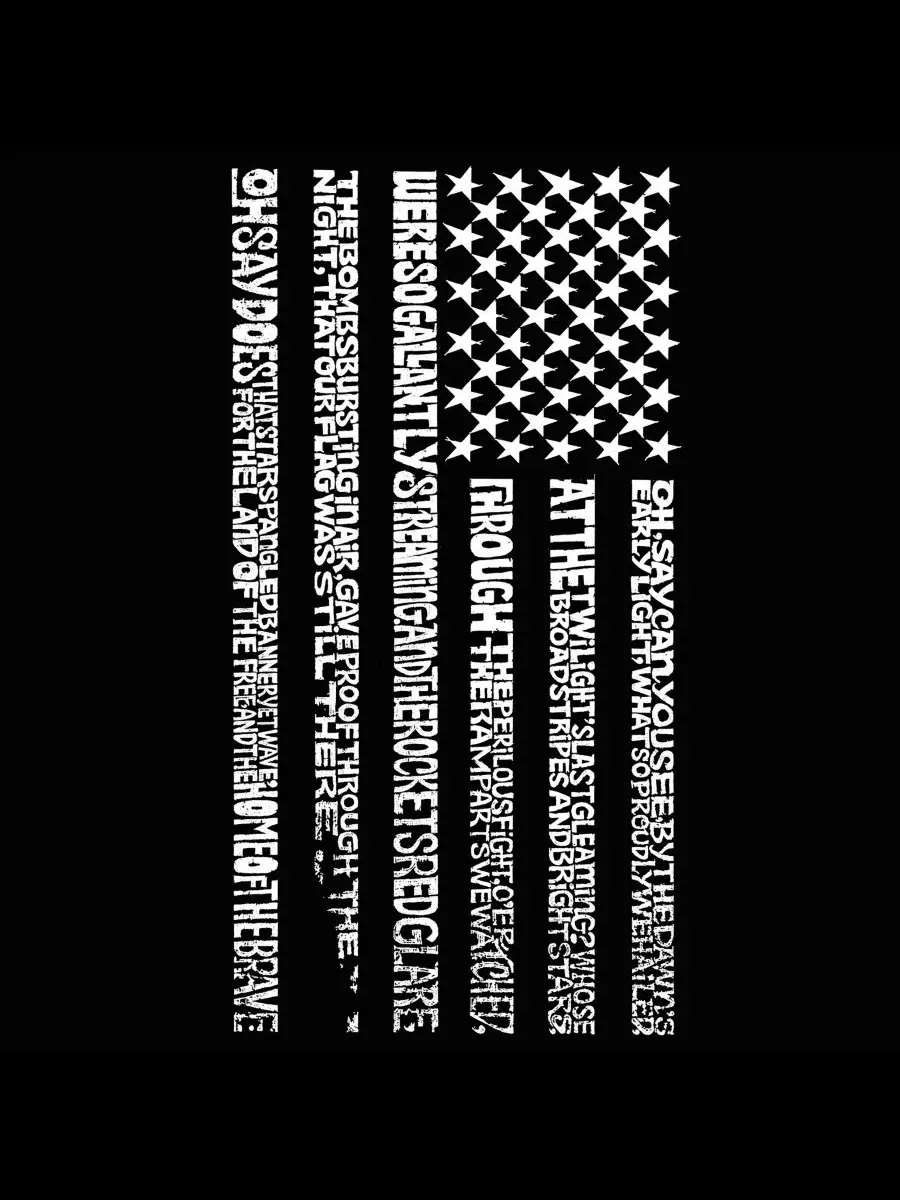Мужская майка с принтом American Flag LA Pop Art — изображение 4 из 4, черный