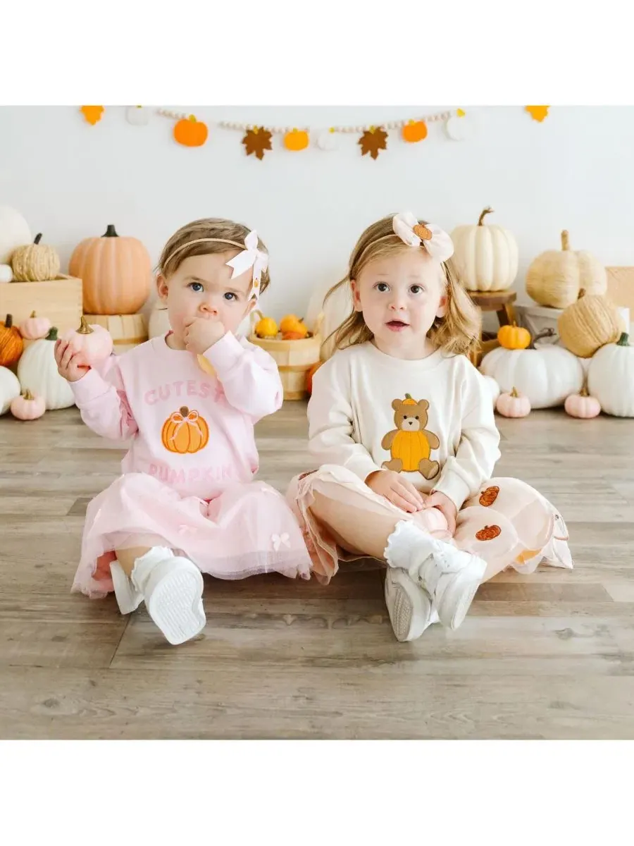 Детский комбинезон-боди с длинным рукавом Pumpkin Patch Sweet Wink — изображение 4 из 4, розовый