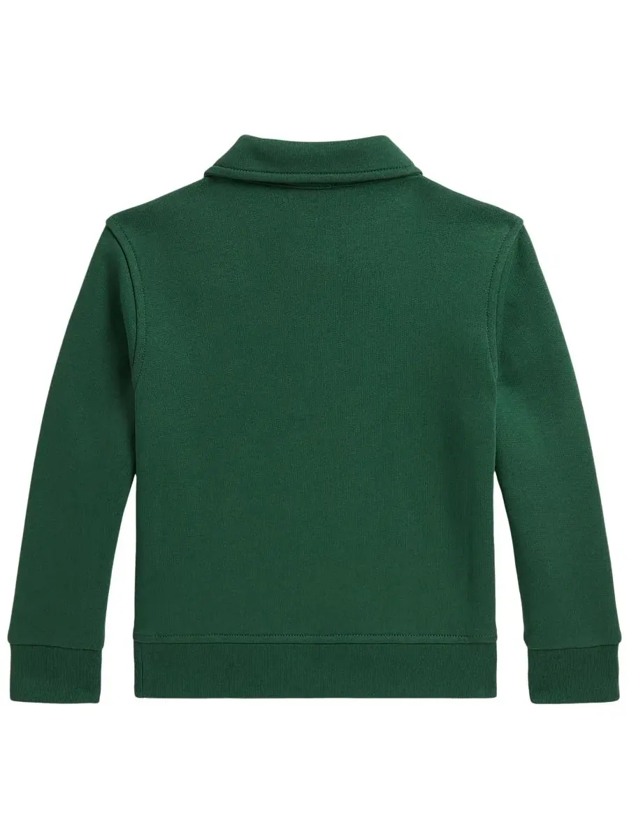 Свитшот с полузамком из флиса Polo Sportsman Polo Ralph Lauren — изображение 2 из 3, зеленый