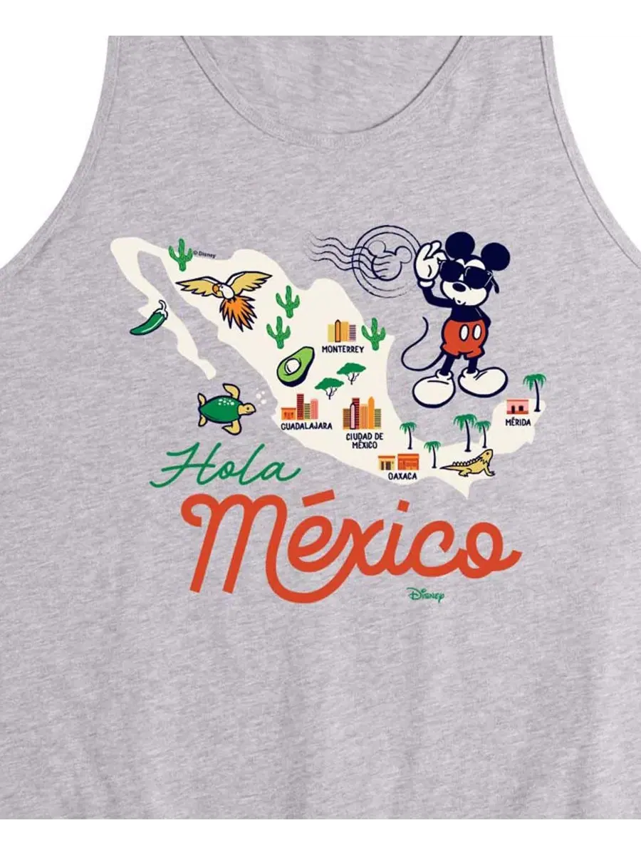 Майка без рукавов с принтом Disney Mickey Mexico Map AIRWAVES — изображение 3 из 3, приглушенный
