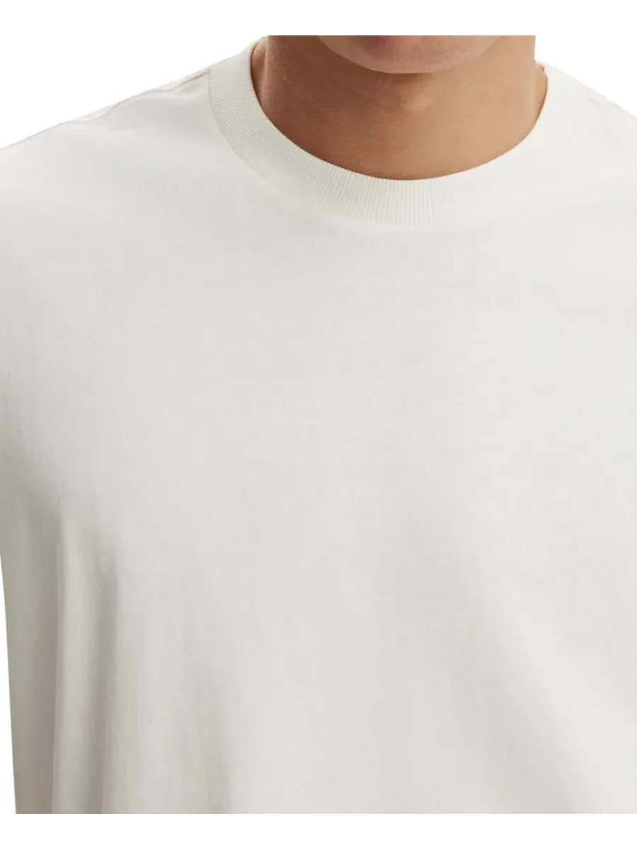 Мужская майка-борцовка с принтом, модель Everyday Muscle Print COTTON ON — изображение 3 из 4, винтажный белый