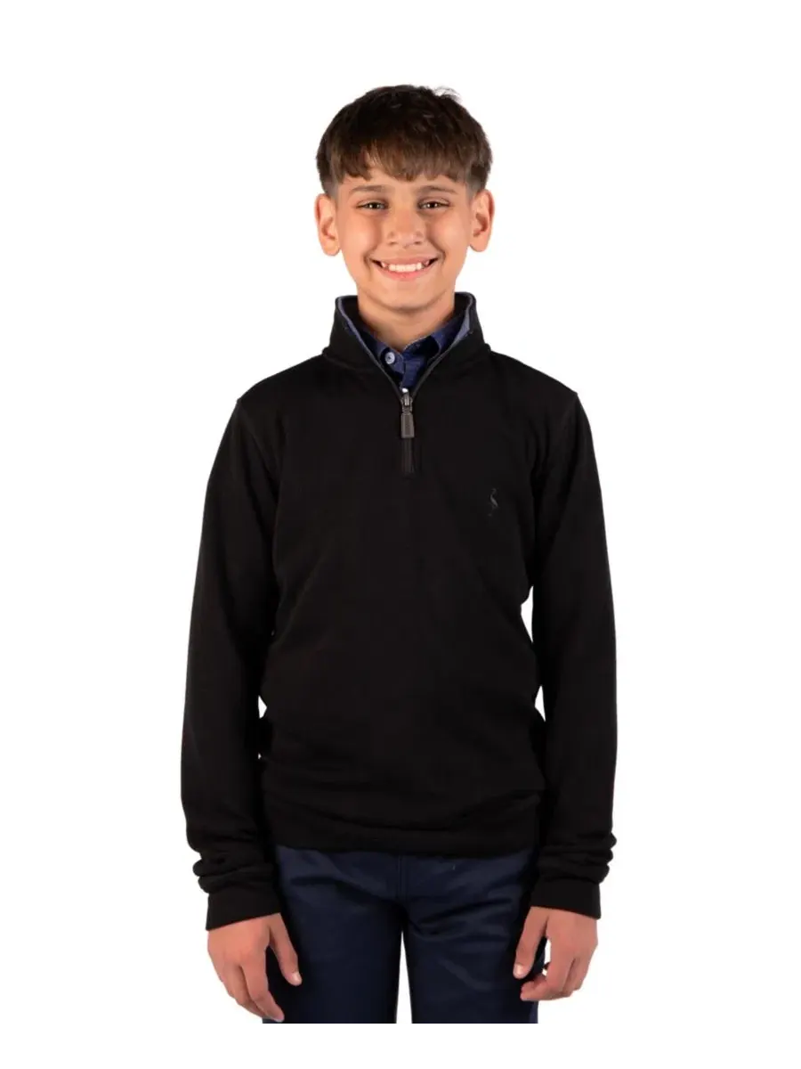 Свитшот с четверть-застежкой Boys' 8-20 French Rib Quarter Zip Tailorbyrd
