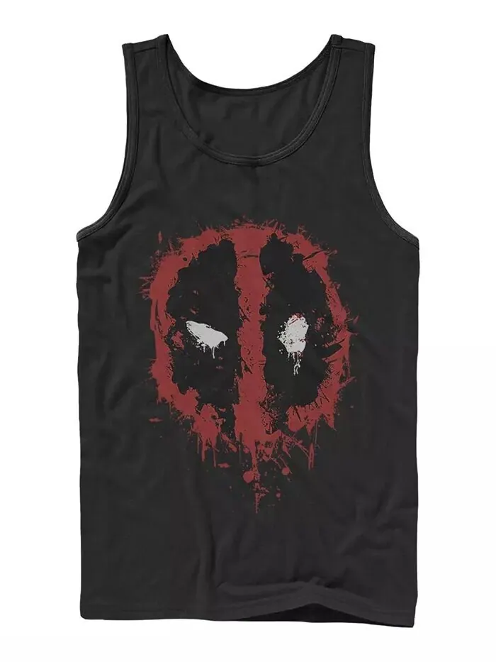 Мужская майка DeadPool SplatterIcon Fifth Sun — изображение 1 из 3, черный
