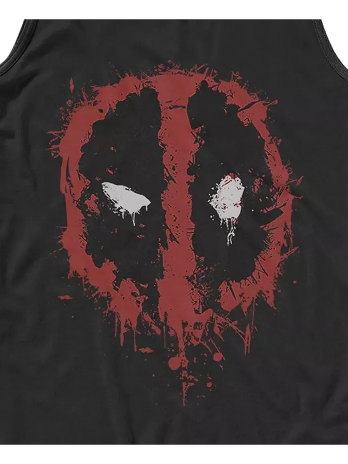 Мужская майка DeadPool SplatterIcon Fifth Sun — изображение 3 из 3, черный
