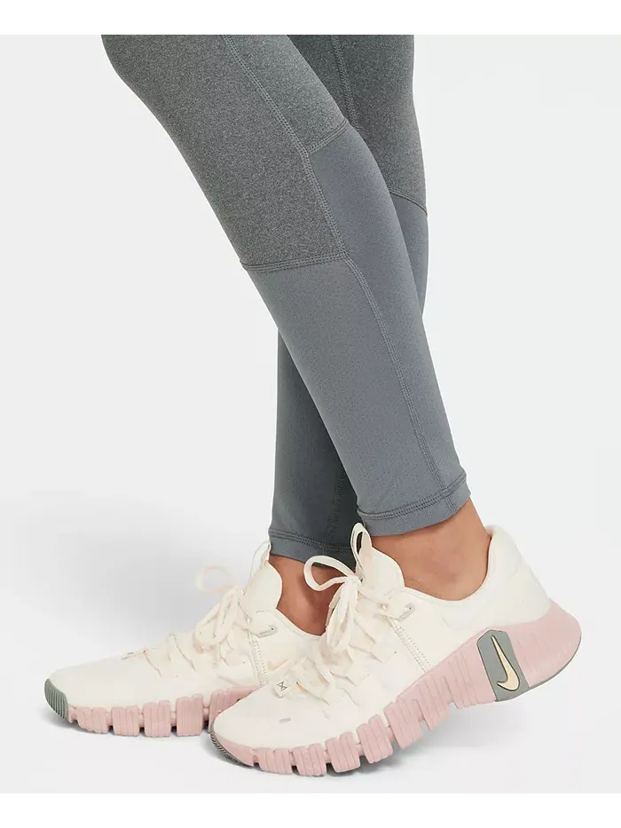 Большие девочки Pro Dri-FIT леггинсы Nike — изображение 4 из 7, серый