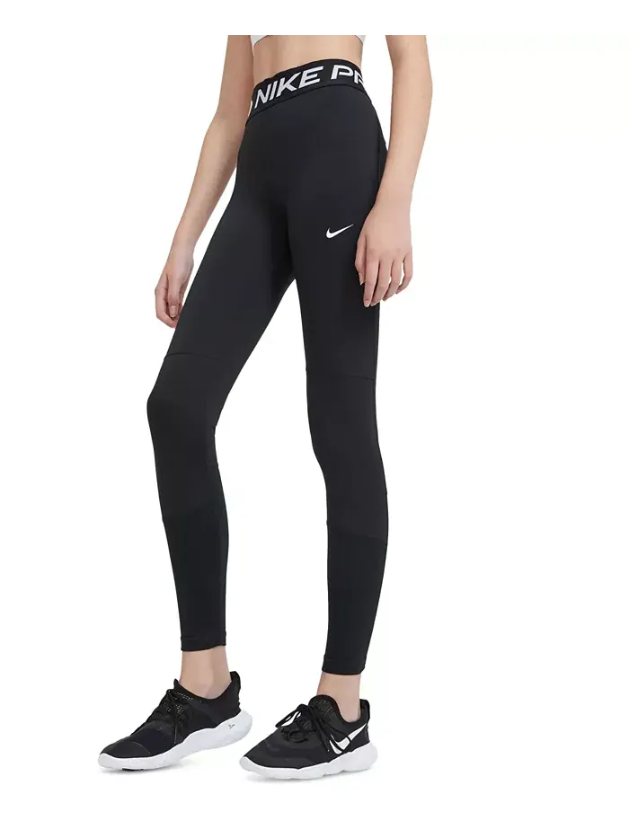 Большие девочки Pro Dri-FIT леггинсы Nike — изображение 7 из 7, серый