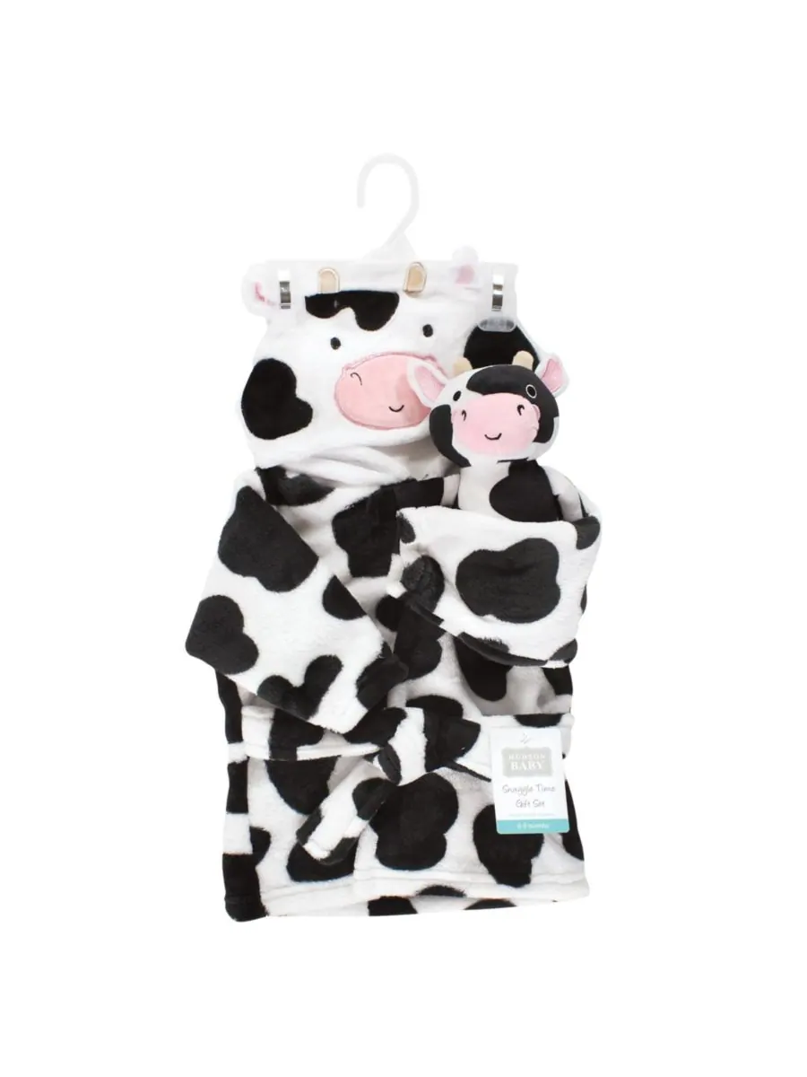 Уютный халат и набор для игр Hudson Baby, Cow — изображение 2 из 3
