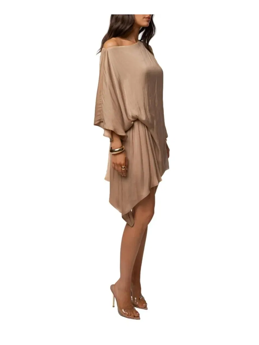 Топ с одним плечом Brisa One Shoulder JLUXLABEL — изображение 2 из 11, бежевый