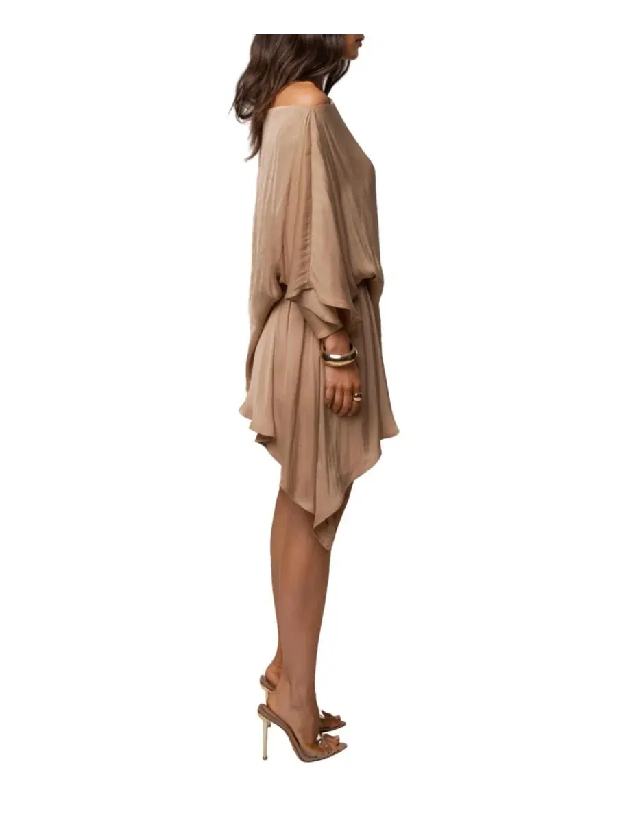 Топ с одним плечом Brisa One Shoulder JLUXLABEL — изображение 3 из 11, бежевый