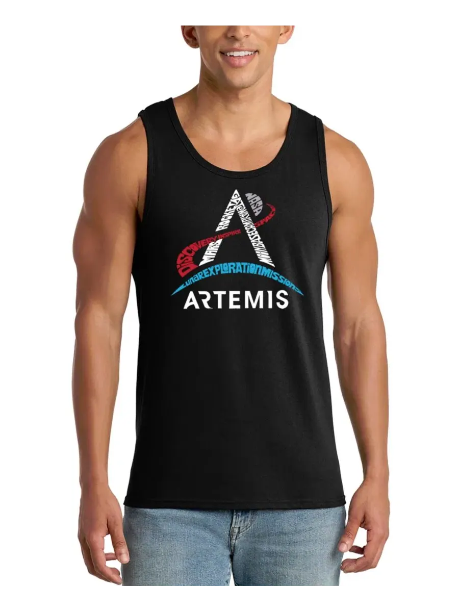 Майка-безрукавка с принтом Artemis A Logo LA Pop Art — изображение 1 из 4, черный