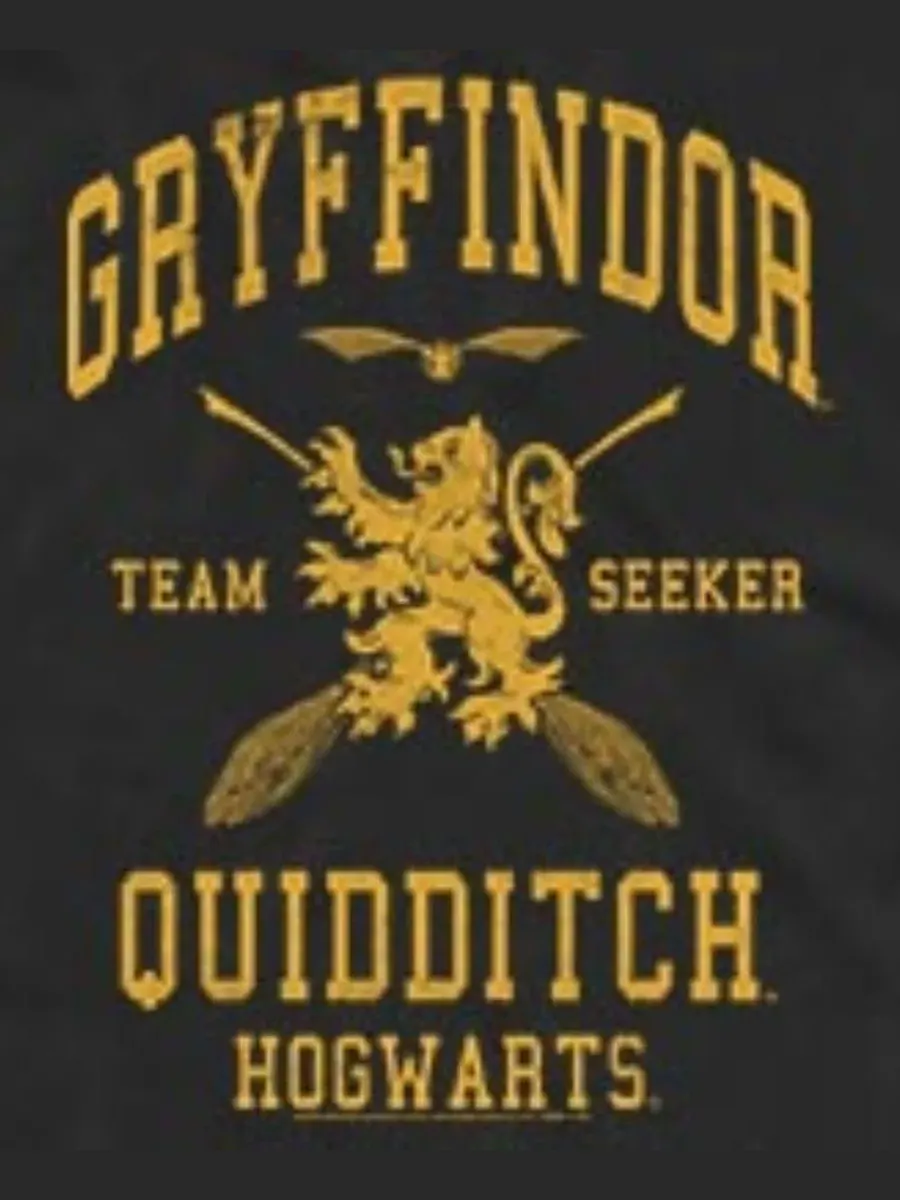 Майка-безрукавка с принтом Gryffindor Quidditch Seeker Hogwarts Fifth Sun — изображение 3 из 3, черный