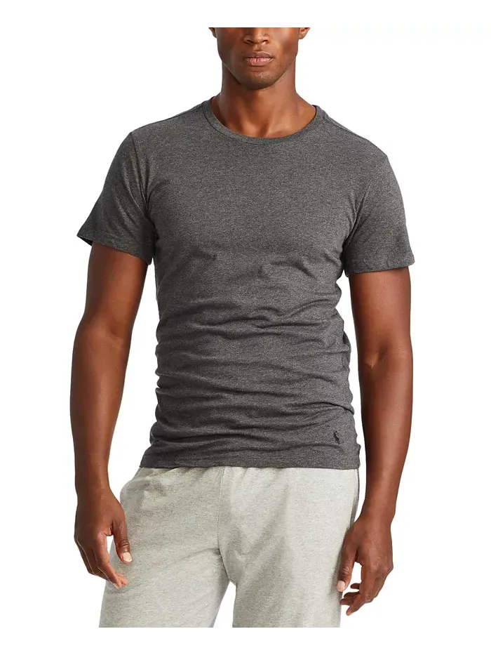 Мужская майка-борцовка Slim Fit, 3 шт Polo Ralph Lauren — изображение 4 из 9, черный