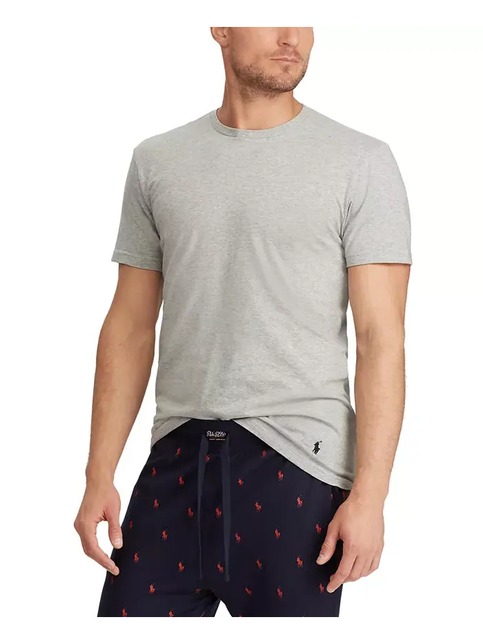 Мужская майка-борцовка Slim Fit, 3 шт Polo Ralph Lauren — изображение 1 из 8, синий/темно-синий