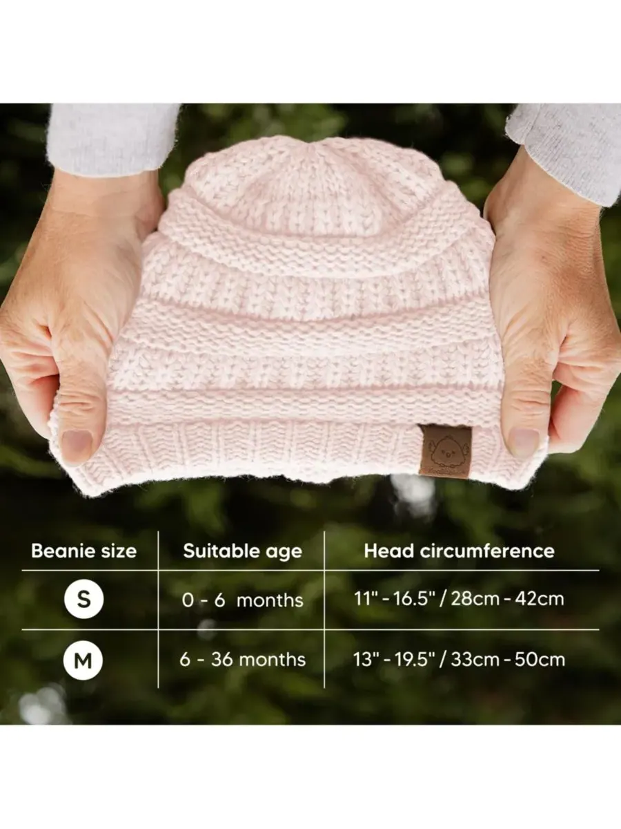 Набор из 3 детских шапочек Warmzy, шапочки для новорожденных, младенцев, малышей, мальчиков и — изображение 5 из 9