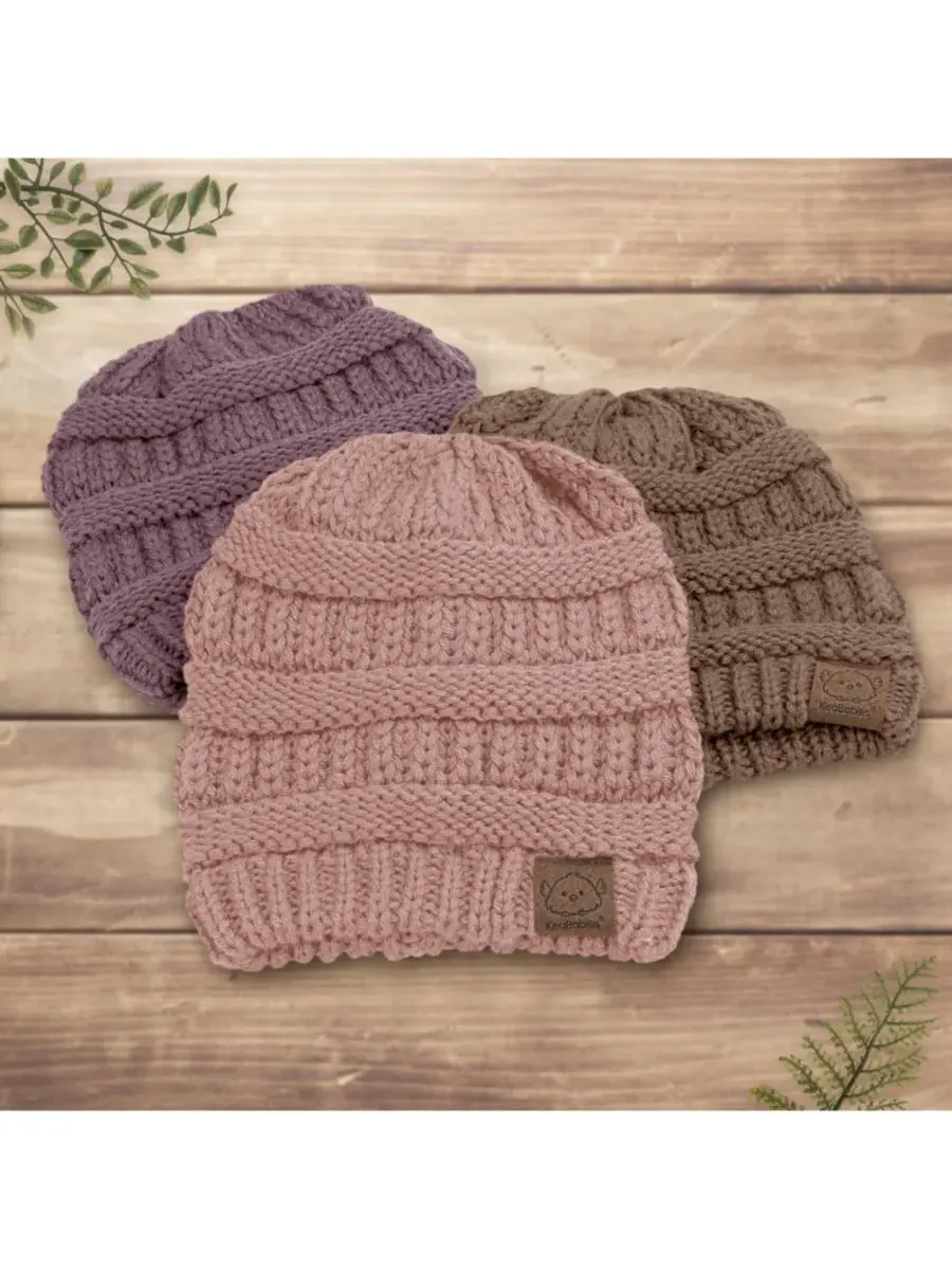 Набор из 3 детских шапочек Warmzy, шапочки для новорожденных, младенцев, малышей, мальчиков и — изображение 9 из 9, красный