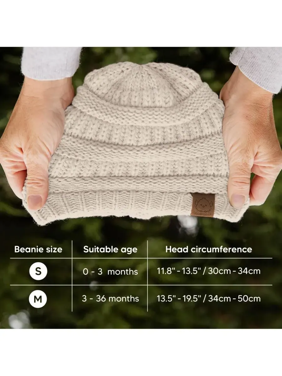 Набор из 3 детских шапочек Warmzy, шапочки для новорожденных, младенцев, малышей, мальчиков и — изображение 5 из 9, желтый