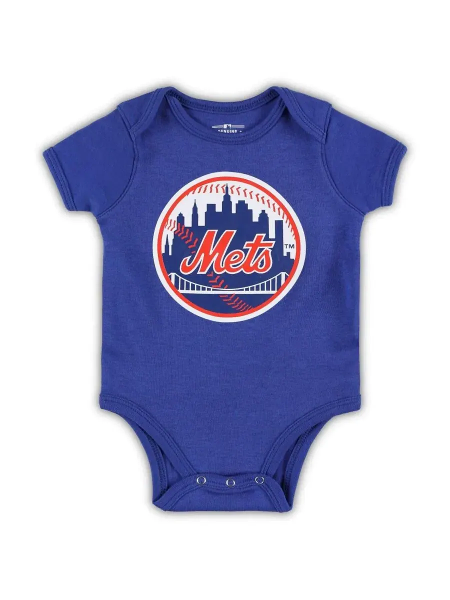 Боди с коротким рукавом с принтом New York Mets Primary Logo Outerstuff — изображение 1 из 1, королевский