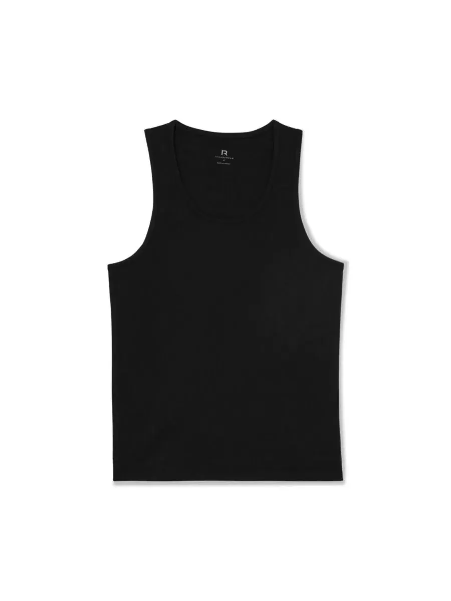 Мужская майка Vinnie Cotton Stretch REISS — изображение 2 из 5, черный