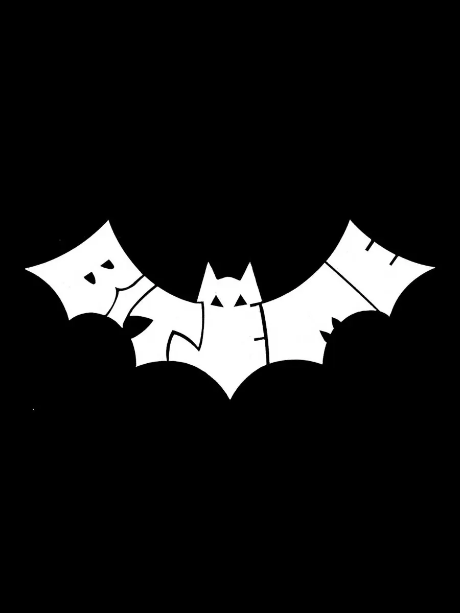 Мужская майка-безрукавка с графическим принтом Bat Silhouette LA Pop Art — изображение 4 из 4, черный