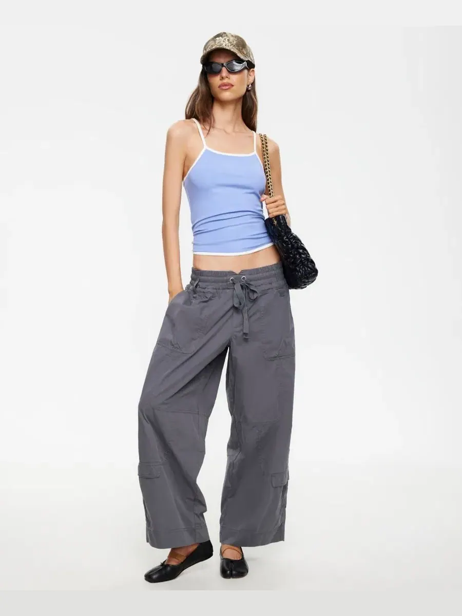Топ без рукавов с квадратным вырезом Lioness Layover Pull-On Tank Top Lioness — изображение 7 из 10, синий