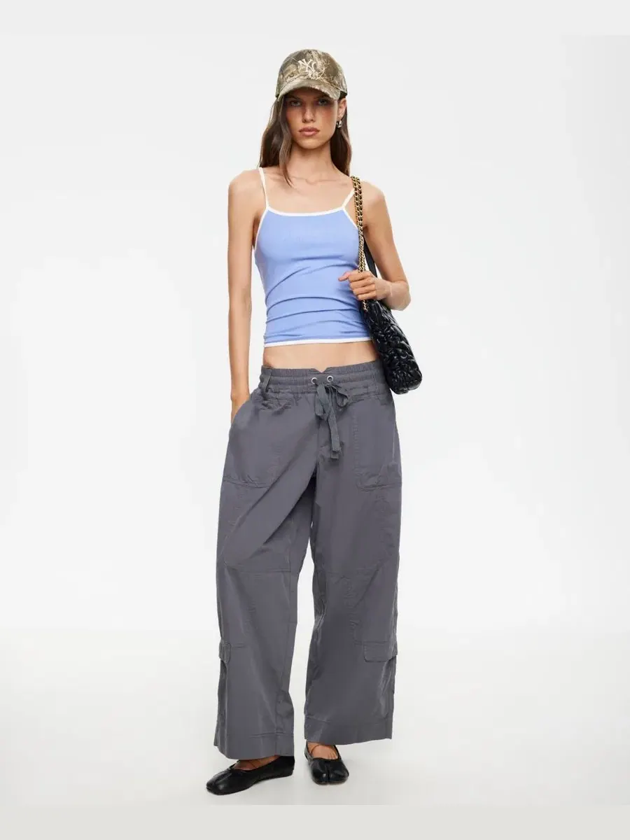 Топ без рукавов с квадратным вырезом Lioness Layover Pull-On Tank Top Lioness — изображение 9 из 10, синий
