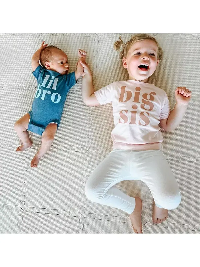 Боди с коротким рукавом для мальчиков Lil Bro Sweet Wink — изображение 6 из 7, синий