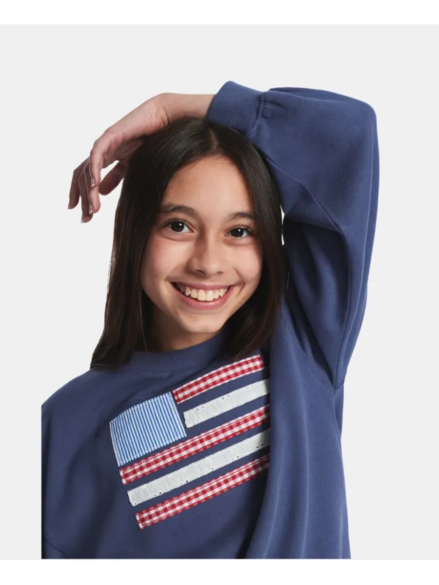 Свитшот с длинным рукавом Tommy Hilfiger — изображение 4 из 8, голубика