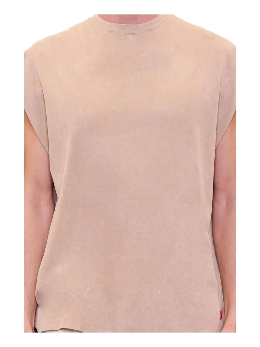 Мужская майка без рукавов с эффектом потертости Daydreamers Acid Wash Sleeveless T-shirt PCFG — изображение 3 из 3, розовый