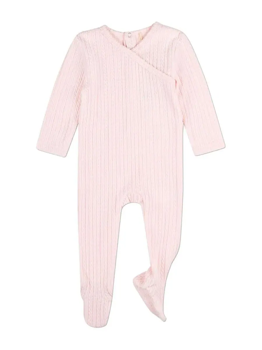 Детский боди-комбинезон с принтом, Delicate Link Patterned Footie MeMoi — изображение 1 из 3, розовый