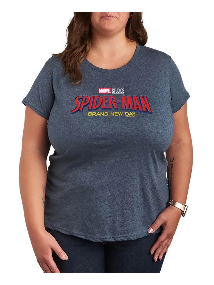 Футболка с длинным рукавом Spider-Man Brand New Day Logo Hybrid Apparel — изображение 1 из 3, синий
