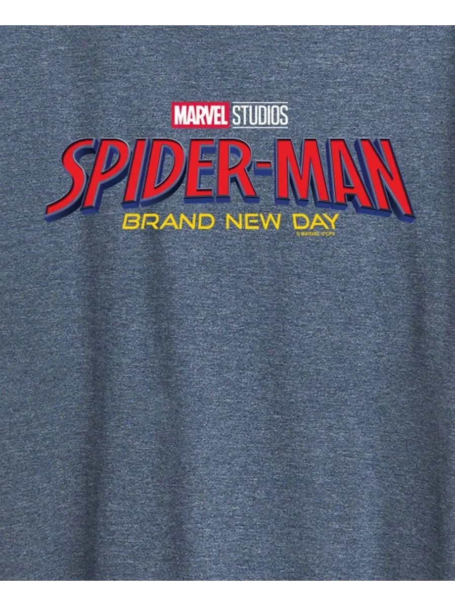 Футболка с длинным рукавом Spider-Man Brand New Day Logo Hybrid Apparel — изображение 3 из 3, синий