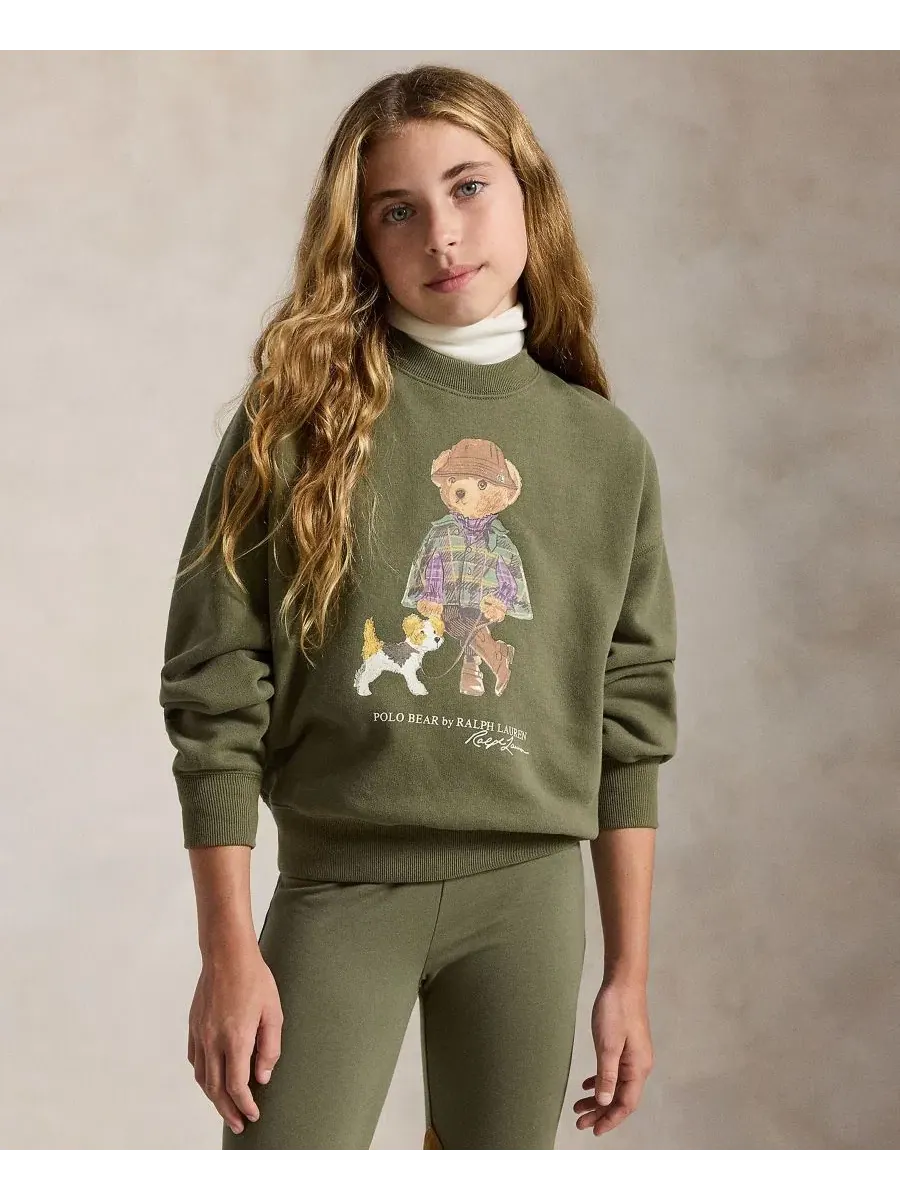 Свитшот с длинным рукавом с принтом Polo Bear Polo Ralph Lauren