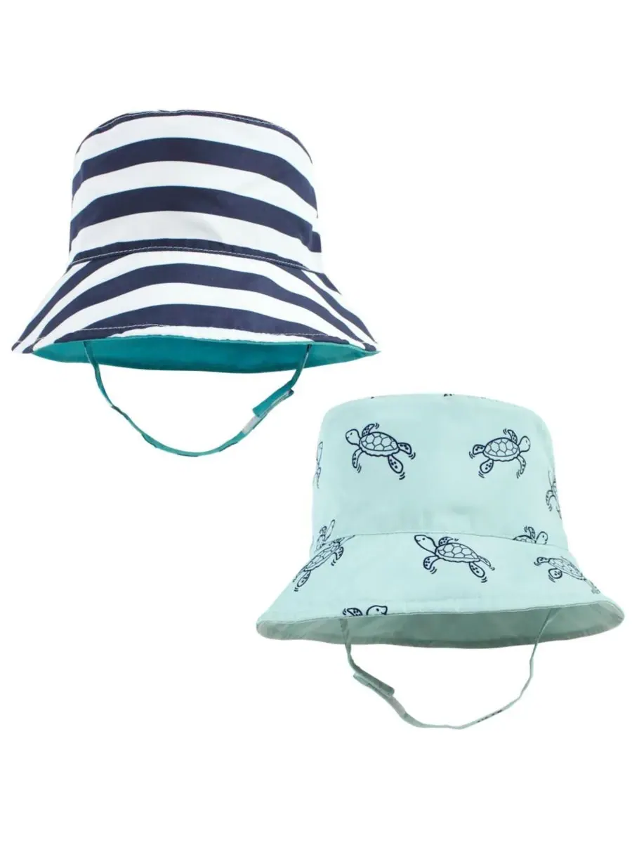 Детская солнцезащитная шапочка Hudson Baby, Sea Turtle Stripe — изображение 1 из 1