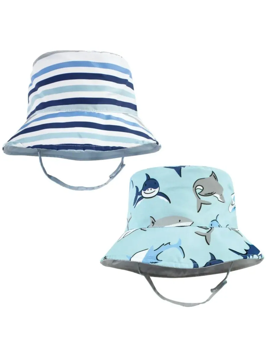 Детская солнцезащитная шапочка Hudson Baby, Shark Stripe — изображение 1 из 1