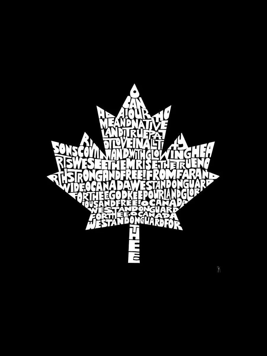 Мужская майка с принтом Maple Leaf LA Pop Art — изображение 4 из 4, черный