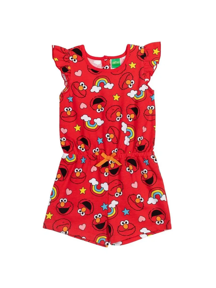 Боди-комбинезон без рукавов с принтом Elmo Sesame Street — изображение 1 из 3, красный