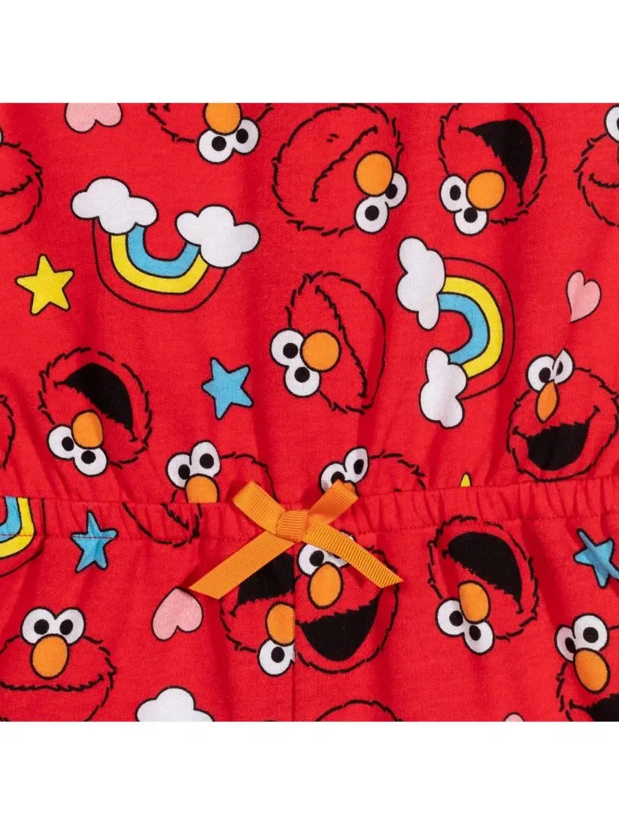 Боди-комбинезон без рукавов с принтом Elmo Sesame Street — изображение 3 из 3, красный
