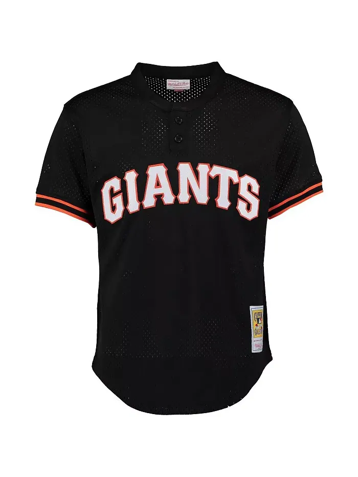 Мужская бейсбольная майка для тренировок Matt Williams San Francisco Giants Cooperstown — изображение 3 из 3, черный