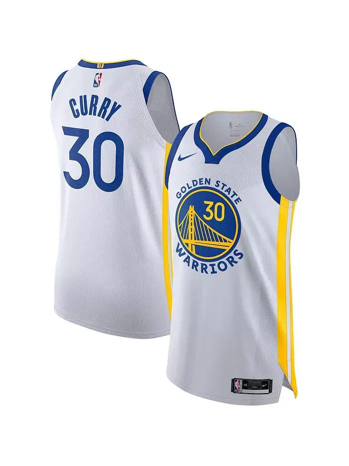 Мужская майка Stephen Curry Golden State Warriors 2020/21 аутентичная игровая — ассоциация — изображение 1 из 3, белый