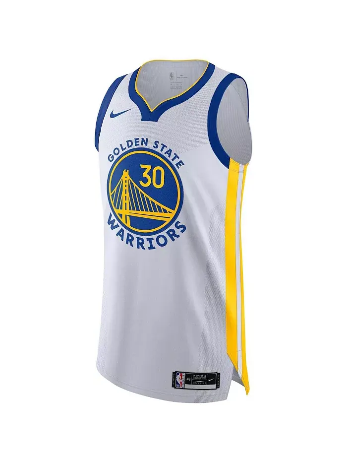 Мужская майка Stephen Curry Golden State Warriors 2020/21 аутентичная игровая — ассоциация — изображение 2 из 3, белый
