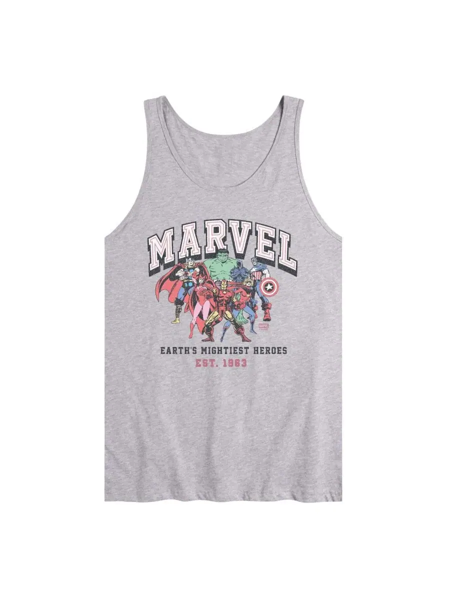 Майка-безрукавка Marvel Collegiate Faded с принтом AIRWAVES — изображение 1 из 3, приглушенный