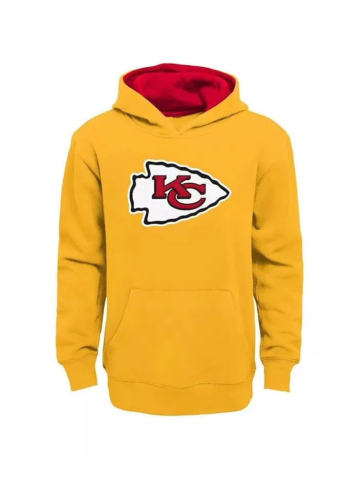 Пуловер с капюшоном Big Boys Gold Kansas City Chiefs Prime Outerstuff — изображение 1 из 1, золото