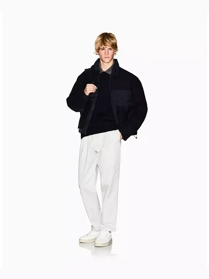 Мужской уютный свитер-водолазка Lab Tonal A|X Armani Exchange — изображение 2 из 5, синий