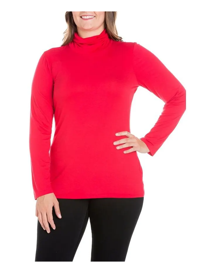 Женская классическая водолазка больших размеров 24seven Comfort Apparel