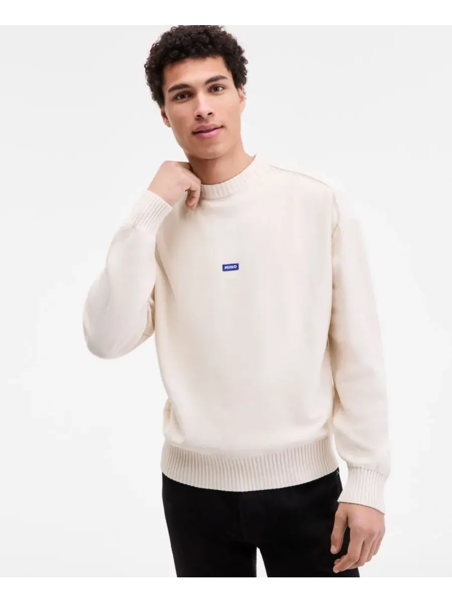 Мужской свитер с логотипом San Casey Hugo Boss — изображение 1 из 4, прозрачный