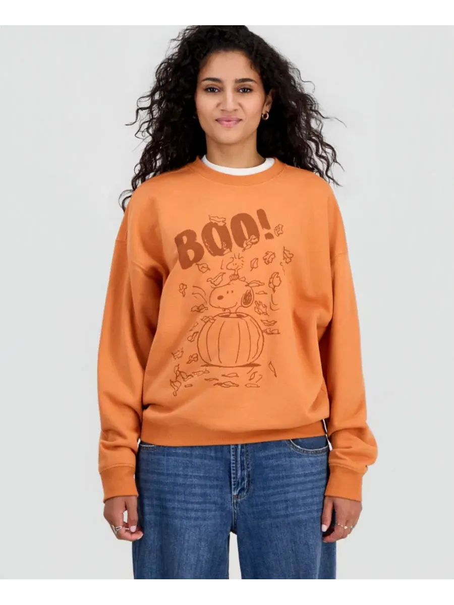 Свитшот с принтом Snoopy Pumpkin Peanuts — изображение 1 из 4, карамель