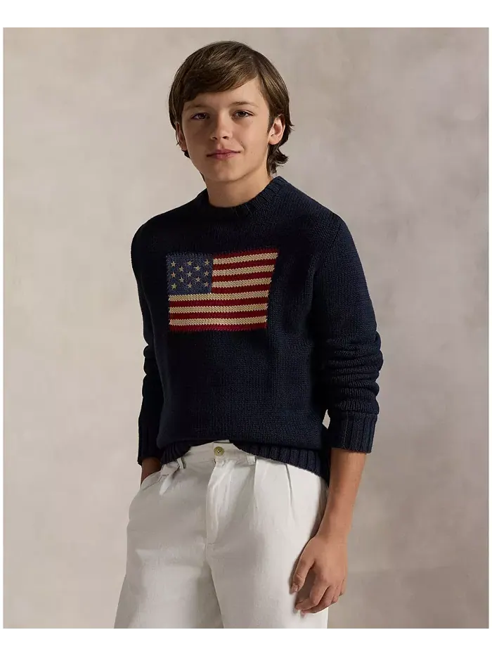 Свитер The Iconic Flag для старших мальчиков Polo Ralph Lauren