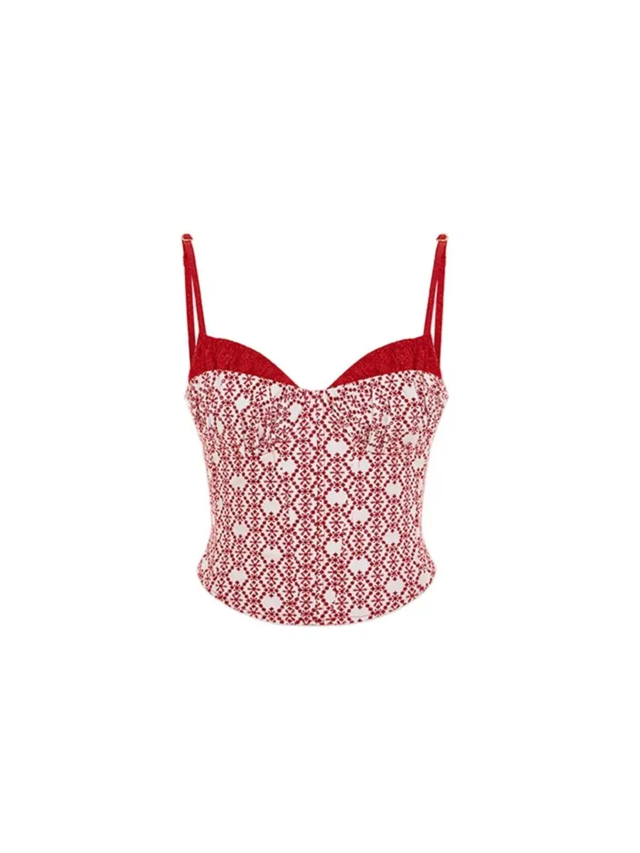 Топ-корсет с вышивкой The Broderie Anglaise Edit PCFG — изображение 6 из 7, нет цвета