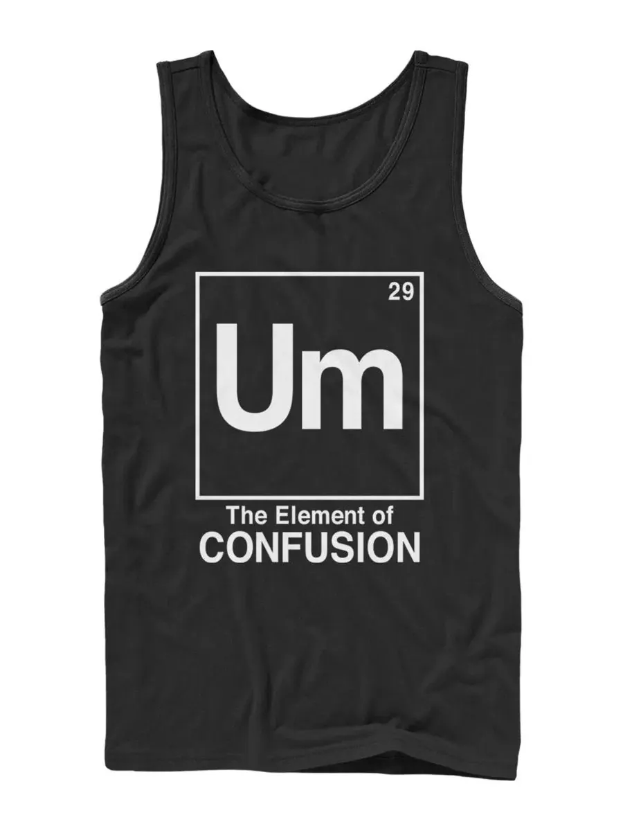 Мужская майка с принтом Element of Confusion Fifth Sun — изображение 1 из 3, черный
